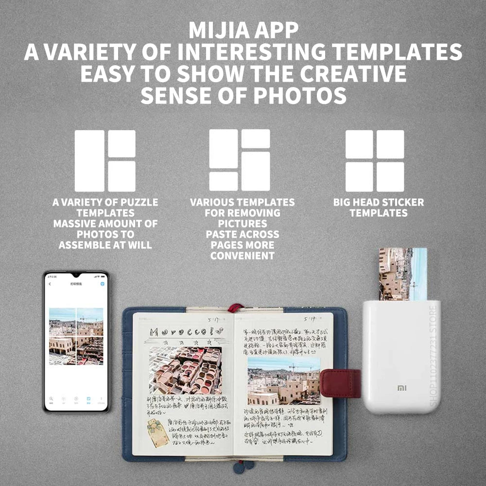 MI Inkless Portable Photo Printer